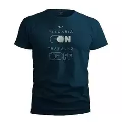 Camiseta Casual Presa Viva - Pescaria ON Trabalho OFF