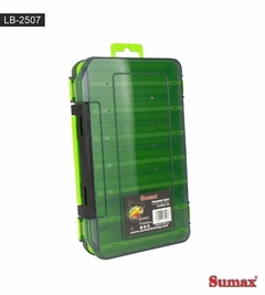 Estojo Organizador Duplo para Iscas Sumax - PESKANET