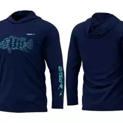Camisa Poliamida com Capuz Presa Viva - Pro Team Azul Fish - comprar online