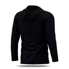 Camisa Poliamida com Capuz Presa Viva - Pro Team Preta - PESKANET