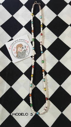 Collar mostacillas - tienda online