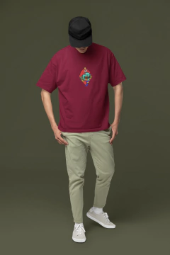 Camiseta Oversized - Mario na internet
