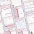 Agenda/Planificador Imprimible en inglés-The love hypothesis - tienda online