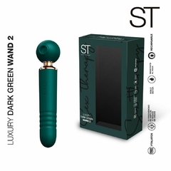 Masajeador Luxury Dark Green Wand 2 ST