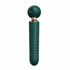 Masajeador Luxury Dark Green Wand 2 ST - Lust Box