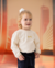 Blusa Bebê Infantil em Malha Texturizada com Frase Lovely - Off-White