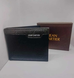 Billetera Jean Cartier. Cuero/ Importada