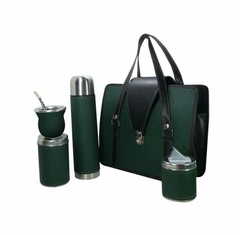 Set Completo para mate Con Cartera/ Material Eco Cuero - Tienda Dellepiane 