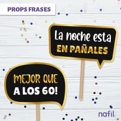 Props Cumple 70 Años Dorado - comprar online