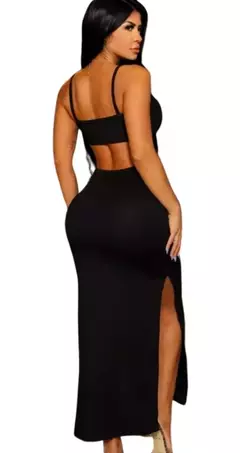 Vestido Fenda na Lateral - comprar online