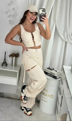 CALÇA CARGO VAZADA - comprar online
