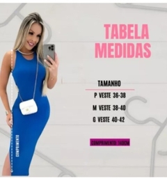 Vestido Longo Regata Amarração Fenda Gringa Tendencia - Princesa do Brás