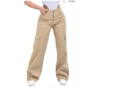 CALÇA CARGO JEANS