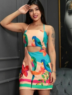 VESTIDO CURTO FLORAL