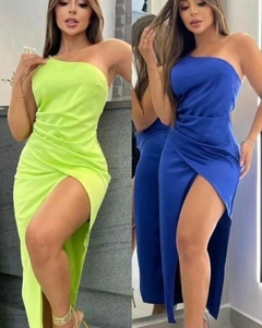 Vestido Longo Com Fenda na internet