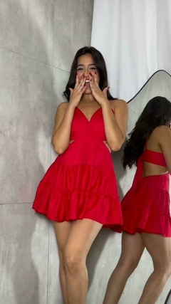 Vestido babado