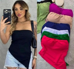 Blusa assimétrica na internet