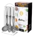 Set 6 Utensilios Nylon con Acero y Soporte (UT09G)