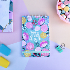 LIBRETA MINI ANILLADA CON ELASTICO - LA TIENDITA