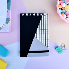 LIBRETA MINI ANILLADA CON ELASTICO - tienda online