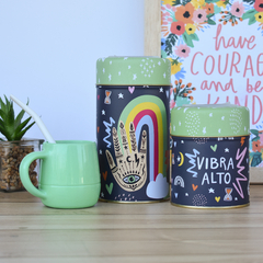 COMBO LATAS LITOGRAFIA CON MATE