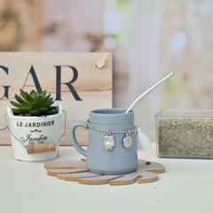 MATE VINTAGE DIJES CON BOMBILLA - LA TIENDITA