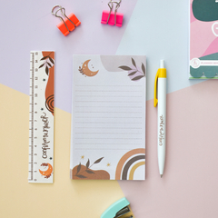 PACK ESCRITORIO ANOTADOR REGLA LAPICERA