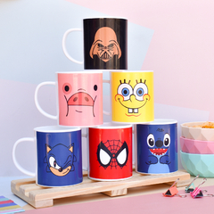 TAZA MELAMINA PERSONAJES