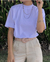 T-shirt Básica Gola Alta- Color Candy - loja online