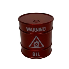 Dichavador De Metal Barril Pequeno - Vermelho