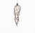 LUZ COLGANTE RAMA SILVER