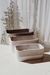 SET ORGANIZADOR TELA Y BAMBU BLANCO