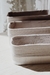 SET ORGANIZADOR TELA Y BAMBU BLANCO - comprar online