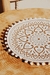 INDIVIDUAL YUTE BORLAS BLANCO X6 - comprar online