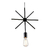 LUZ COLGANTE ARAÑA MINIMAL NEGRO - comprar online