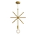 LUZ COLGANTE ARAÑA MINIMAL GOLD - comprar online
