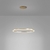 LUZ LED COLGANTE 3 MODOS DORADO MP