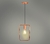 LUZ COLGANTE ROSE GOLD - comprar online