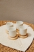 Set x4 tazas café c/bambú - TANNAT DECO