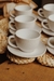 SET TAZAS CAFÉ WHITE x6 - comprar online
