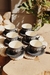 SET TAZAS TEA GREY - TANNAT DECO