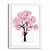Quadro flores de cerejeira (A4 29.7X21 CM)