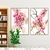 KIT 2 Quadros flores de cerejeira (A4 29.7X21 CM)