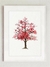 Quadro flores de cerejeira (A4 29.7X21 CM)