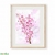 Quadro flores de cerejeira (A4 29.7X21 CM)
