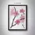 Quadro flores de cerejeira (A4 29.7X21 CM)