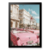 QUADRO PAISAGEM CARRO ROSA - comprar online