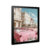 QUADRO PAISAGEM CARRO ROSA