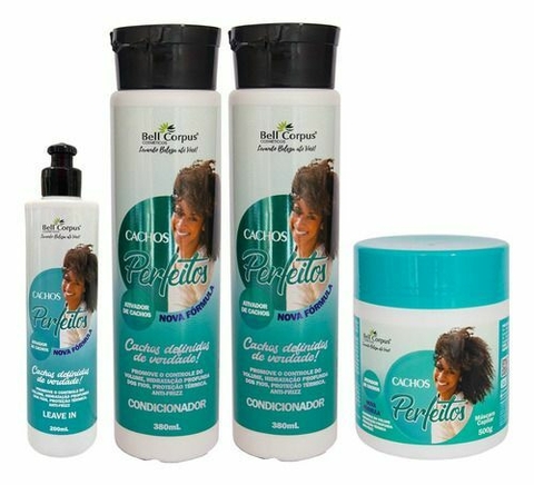 KIT CAPILAR 4 ITENS CACHOS PERFEITOS BELL CORPUS