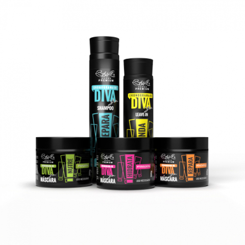 KIT CRONOGRAMA CAPILAR DIVA 5 UNIDADES